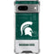 Michigan State University Jersey Split Google Pixel 8 Clear Case